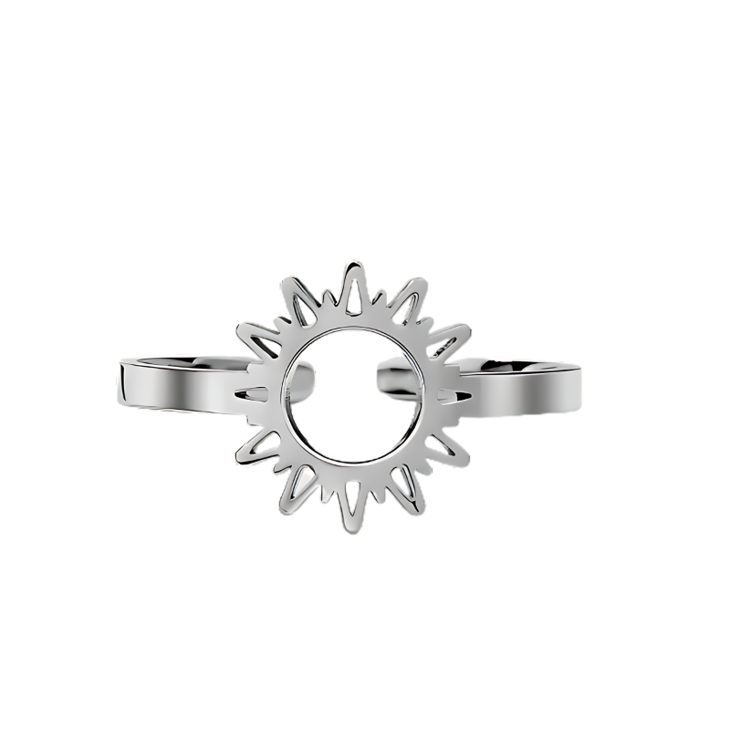 Bague Soleil Argent