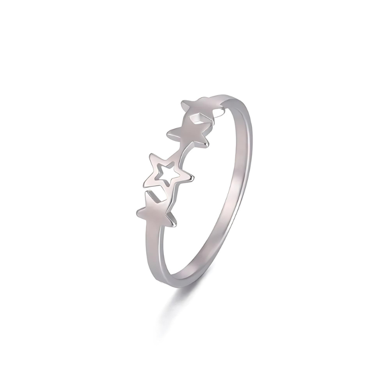 Bague étoile en argent